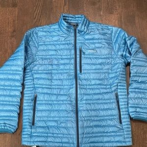 Patagonia Men’s Ultralight Down Jacket- Underwater Blue